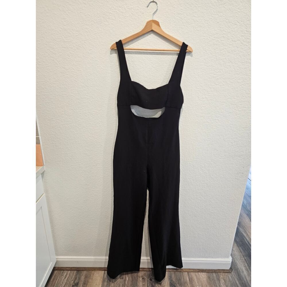 Zara black cut out pant Romper sz large